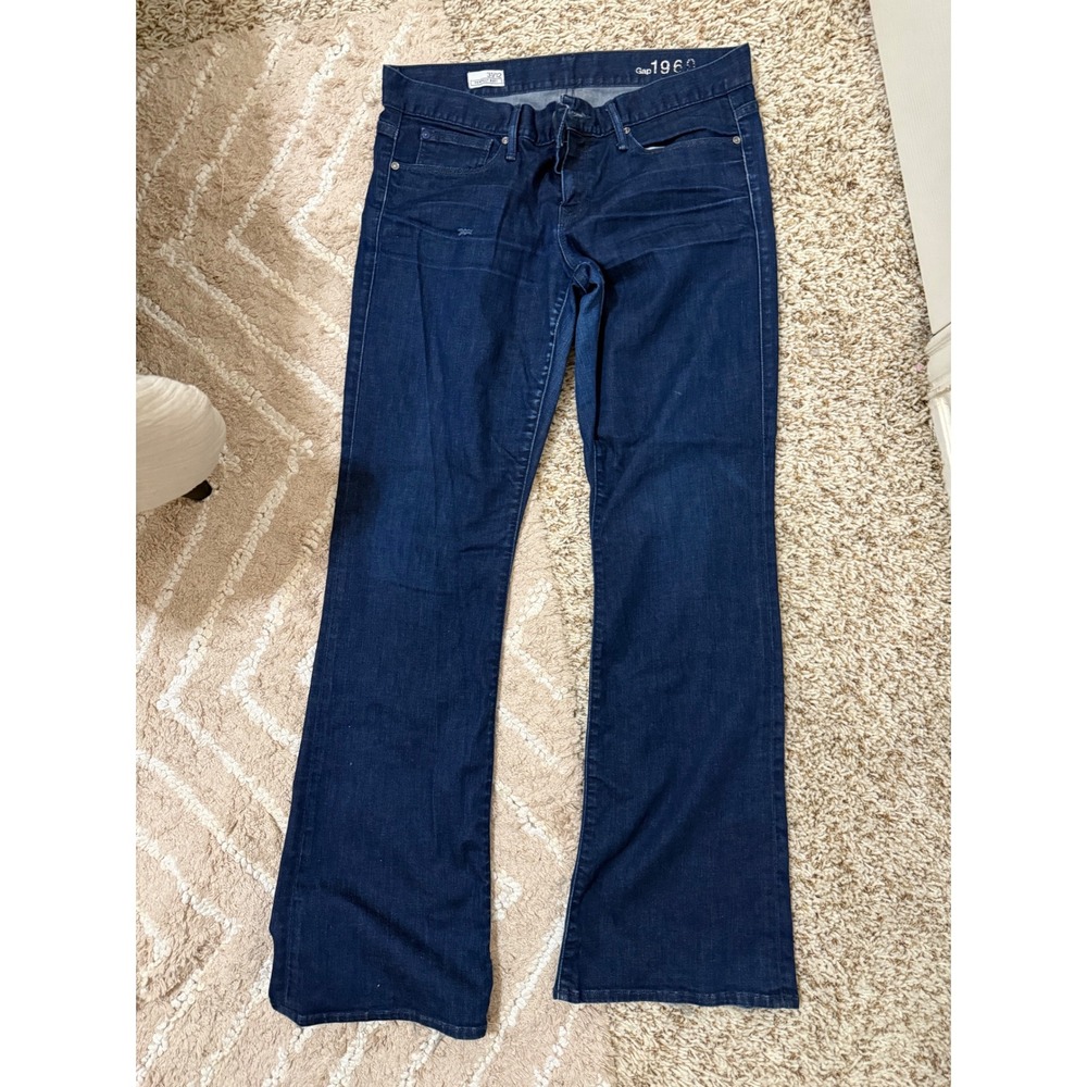Gap 1969 Perfect‎ Boot Dark Wash Denim Jeans Womens Size 31 Bootcut